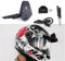 NC Motorradhelm-Wischer, universeller, Leichter, langlebiger elektrischer Wischer, kompatibel mit den meisten Visieren (Upgrade der zweiten Generation, universell für Erwachsene)