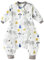 Chilsuessy Baby Ganzjahres Schlafsack Mit Abnehmbaren Ärmeln und Füßen - 1.5 Tog, 100% Baumwolle, Süßes Nashorn, 100/Baby Höhe 100-110cm