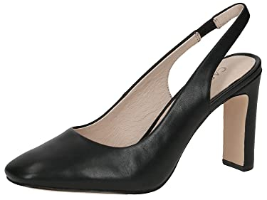Caprice Damen 9-9-29601-20 Pumps Sling, Black Nappa, 38 EU