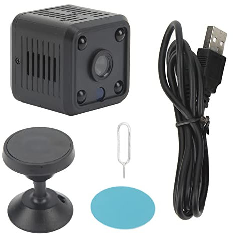 KIMISS Blink Mini, X6 Mini Caméra WiFi HD 1080P Caméra Réseau sans Fil avec Objectif Grand Angle 155 Degrés pour la Surveillance de la Sécurité à Domicile