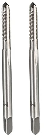PATIKIL M2.5 x 0.45 Filetto Fresatura Maschiatura, 2pz Metrico Macchina Maschi H2 Alto Velocità Acciaio Dritto Scanalatura