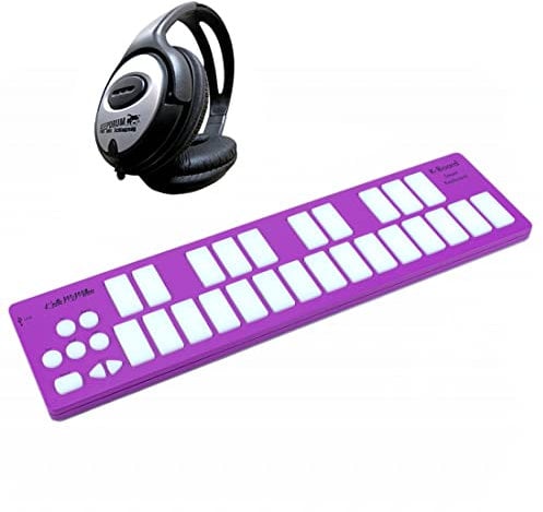 Keith McMillen K-716C-O K-Board MIDI-Controller Orchid + keepdrum Kopfhörer