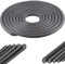 cyclingcolors sellado espuma polietileno rollo juntas cinta cuerda redondo PE puerta, ventana Perfil de rellenado Calafateo aislamiento acústico y térmico (Ø6mm x 10 metro)