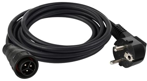DEWIN AC Kabel, 10 Meter Solar Photovoltaik Mikro Wechselrichter AC Netzkabel 3 x 1,5 mm² für WVC Wechselrichter 600W/700W/1200W/1600W