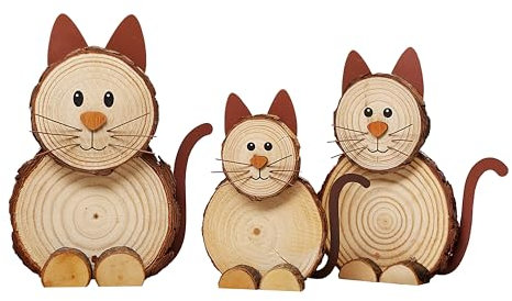 Weltbild Deko-Katzen Familie Miez 3er-Set