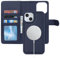 Zouzt for iPhone 13/14 6.1 Inch Detachable Wallet Case with Card Holder for MagSafe, Premium PU Leather 2 in 1 Flip Folio Book Magnetic Stand Protective Phone Cover for iPhone 13/14 - Blue