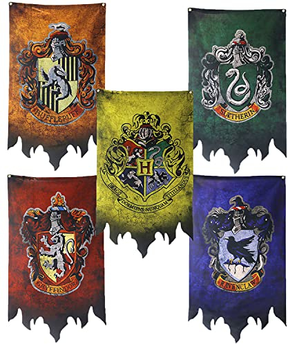 decoracion bandera harry fiesta potter cumpleaños para Harry Potter Hog-warts 125X70CM