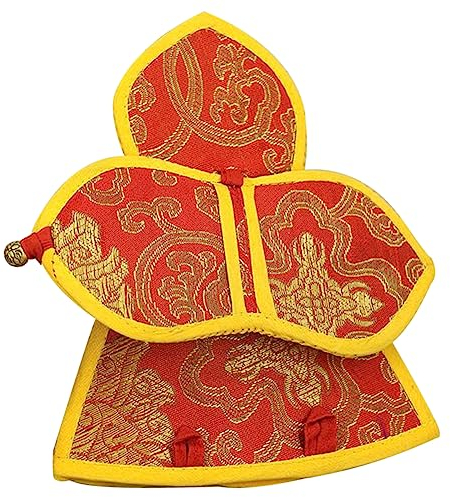 SAFIGLE Vajra-Aufbewahrungstasche Tragetasche für Klangschalen Glocken Dorje Vajra Tasche Vajra Aufbewahrungstasche Musikinstrument Aufbewahrungstasche Dorje-Vajra-Beutel Tibet