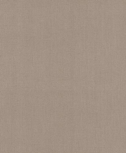 Rasch Tapeten 633573 - Unitapete aus Vlies in Braun aus der Kollektion Color your life - 10,05 m x 0,53 m (LxB)