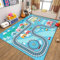 RUGMRZ Büroteppich Zimmer deko Schlafzimmerteppich Rechteck Kinderzimmerzubehör Weich Bequem Schallisoliert Deko Zimmer Tumblr 120X200CM