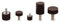 Gummipuffer Typ D | Ø6-200mm | M3-M20 | mittlere Härte | [Auswahl: M8x20 Ø30x10] | Gummi-Metall-Puffer | Silentblock | Außengewinde | über 1000 verschiedene Gummipuffer
