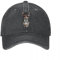 HEBUOUI Sonnenhut Männer Chief Keef Kitty Carti Playboi Unisex Stil Baseballmütze Distressed Washed Hats Cap Vintage Outdoor Workouts Snapback Cap Papa Geburtstagsgeschenke