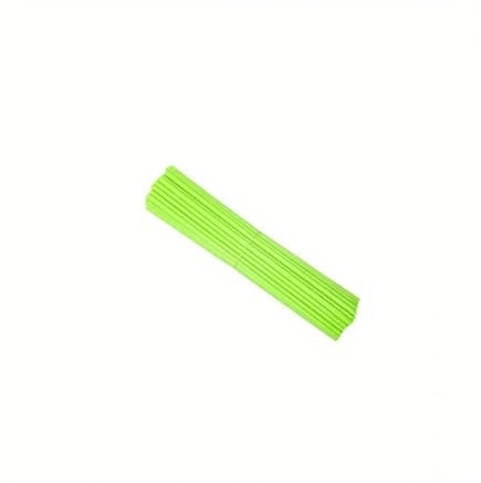 MEUIXT 72 Protectores De Radios For Ruedas De Motocicleta, Cubiertas For Llantas, Molduras De Tubos, Compatibles Con Motocross, Accesorios Geniales For Bicicletas, 11 Colores(Light green)