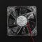 80mm PC Blue LED Case Fan, High Airflow Crystal Frame 4Pin Connector for PC Cases 80mm 4Pin CPU Coolers