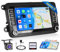 Inefala 7 Pollici Autoradio Android 15 per VW Golf 5 Golf 6 Skoda Polo Passat Tiguan Touran 2 DIN Schermo (1+32GB) con Mirror Link FM RDS GPS Bluetooth WiFi Comandi al Volante USB