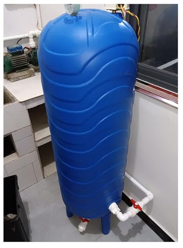 Vaso de expansión Depósito a presión para pozo de agua doméstico 60 100 120 150 200L, Independiente PP Presurizado Contenedores de agua para lavadero/ Cocina/ Ducha/ Jardín, Portátil Tanque de Agua(15