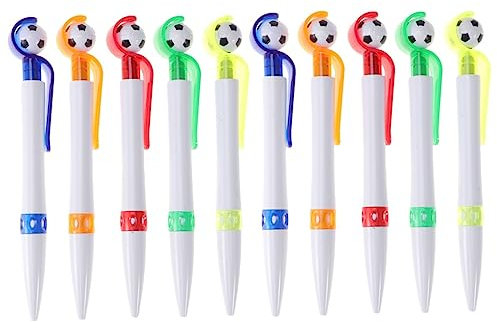 EXCEART 10 Stk Kugelschreiber Für Fußball Kugelschreiber Verschenken Büromaterial Stift Cartoon-kugelschreiber Schwarzer Kugelschreiber Büro-kugelschreiber Kugelschreiber Für Kinder