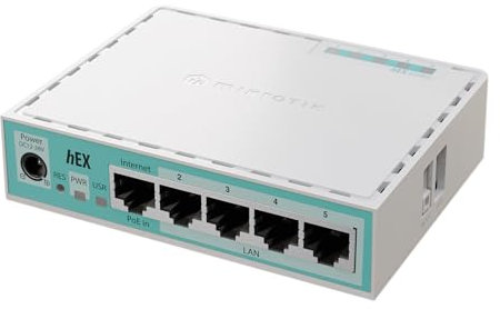 MikroTik RouterBOARD E50UG, hEX, 5X Gigabit, USB, Micro SD