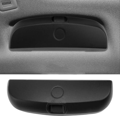 Alriedy Brillenhalter Für Auto BMW Accessoires X1 X2 X3 X5 1er 3er 5er 7er Sonnenbrillenhalter Auto Brillenetui Innenraum Zubehör Auto Glasses Case Holder (Schwarz)