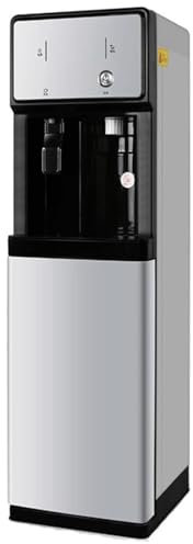 SAYEYBU Dispensador De Agua De Carga Independiente, Dispensador De Agua De Piso, Enfriador/Calentador De Agua con Kit De InstalacióN, Dispensador De Agua FríA Y Caliente,Blanca