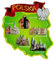 Polen Reise-Souvenirs 3D-Kühlschrankmagnet Kühlschrankdekoration Magnet