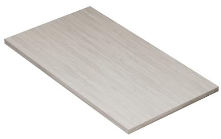KESSLER PRO Tischplatte, Spanplatte, 25mm, Gebleichte Kiefer 90x50 cm