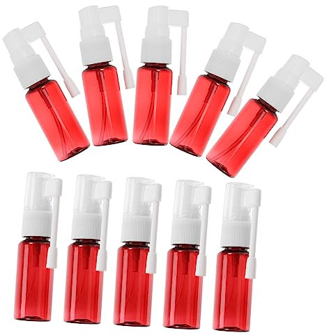 HAPINARY 10pezzi Flacone per Lavaggio Nasale in Plastica Irrigazione Nasale per Pulizia Quotidiana Rimuove Polvere e Muco Uso Domestico