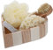 Mipcase Baño y Ducha para Mujeres Kit de Exfoliación Corporal con Esponja Pómez y para Especiales y Cuidado Personal