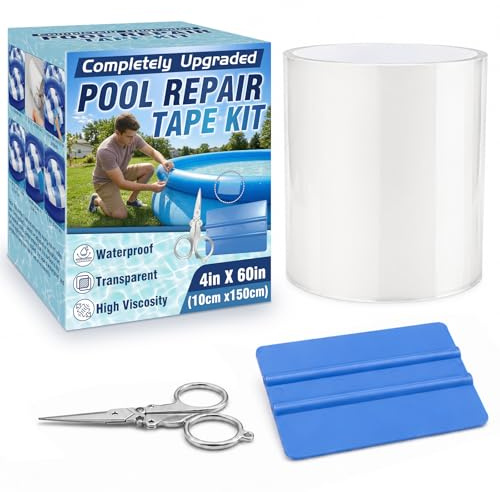 Vigorder Pool Reparaturset 10x150cm PVC Flicken Wasserdichtes Reparaturband