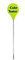 Ibili 778000 Testeur de Cuisson pour Gâteaux INOX Vert 24,1 x 7,49 x 0,4 cm