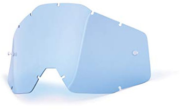 100% RACECRAFT/ACCURI/STRATA Ersatzlinse Anti-Nebel, Blau , Größe One Size