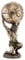 Atlas Skulptur H 31,8 cm Griechische Gott von Himmel und Astronomie Desktop Büro Statue mit verstecktem Fach