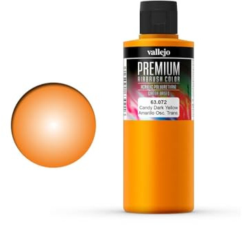 Vallejo 063072 Spiel, Candy-Dunkelgelb, 200 ml