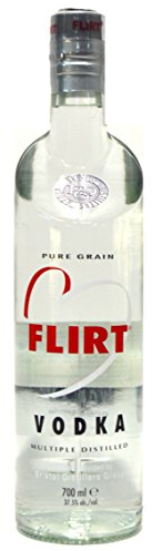Flirt Vodka I 5-fach Destilliert I Ausgewogener Geschmack I Silber Award Gewinner The Global Vodka Masters 2023 I Gold Gewinner World Vodka Awards 2023 I 37,5% Vol. I 700 ml