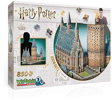Wrebbit 3D W3D-2014 Das große Wohnzimmer von Hogwarts Harry_Potter 3D-Puzzle, bunt