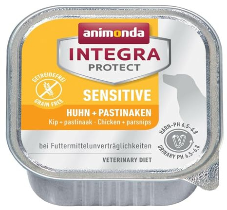 animonda INTEGRA PROTECT Sensitive Nourriture Humide pour Chiens allergiques au Poulet et panais (11 x 150 g)