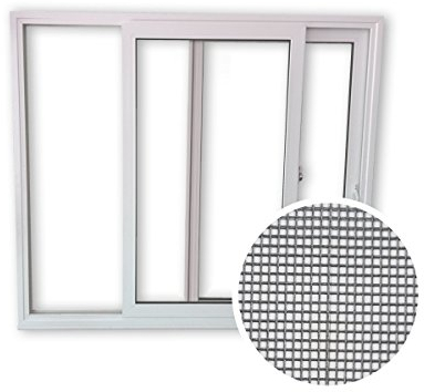 Schiebefenster SFS - 2-fach-Verglasung - 2-flügelig - Beide Seiten zum öffnen - BxH: 2200x1200 mm inkl. Insektenschutz