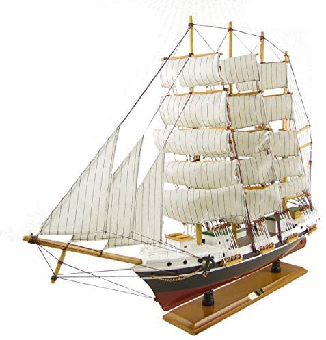 osters muschel-sammler-shop Schiffsmodell Passat - Maße B70/H55/T14 / Segelschiff/Modellschiff/Standmodell/Modellsegelschiff