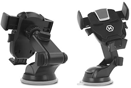 My-Phone Hammer Extreme Car Holder Support de Voiture avec Ventouse pour téléphone jusqu'à 7'' Noir