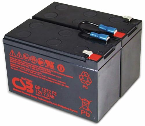 CSB Ersatzakku USV RBC5 RBC 5 kompatibel APC Smart UPS SU450INET SU600 SU700 SU700iNET SU700BX120 SU700X93 Dell DL700 UPS