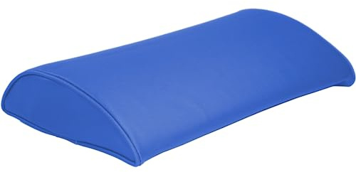 ATC Handels GmbH Lordosekissen mit Kunstlederbezug 37 x 23 x 7 cm - Nackenstützkissen (blau)