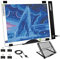 JUSONEY Boîte à lumière LED B4 pour peinture diamant à intensité variable pour peinture diamant 5D, artistes, croquis, alimentation par avec support amovible et clips (bloc lumineux LED B4)