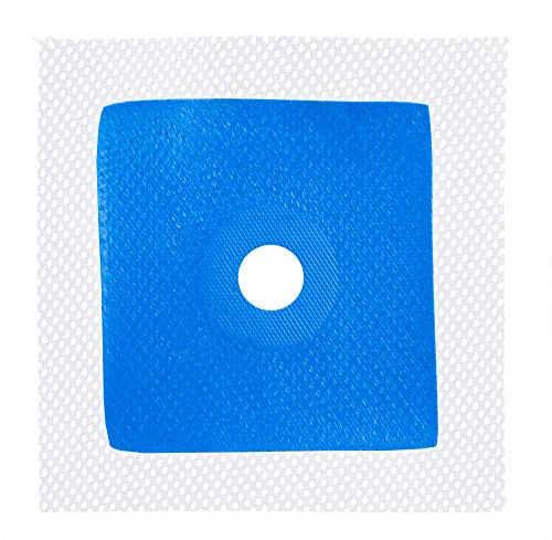 Wandmanschette Dichtmanschette 120 x 120 mm Dehnöffnung, Loch Ø 16mm Badabdichtung Dichtband Dusche B01
