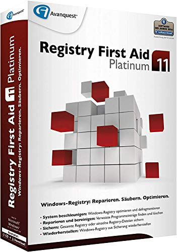 Registry First Aid 11.3 Platinum CD/DVD
