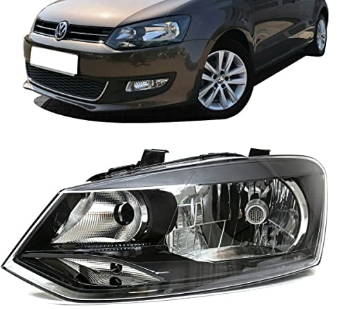 DM Autoteile Polo V 5 (6R) Halogen Scheinwerfer vorne H4 Links 2009-2014 - mit LWR Motor