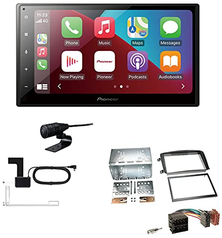 Pioneer SPH-DA160DAB 2-DIN Autoradio CarPlay Android Auto Bluetooth DAB USB passend für Mercedes Benz Vito Viano 2003-2006 schwarz
