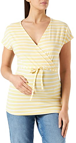 Noppies Top Nursing Short Sleeve Stripe Kirby T-Shirt, Paille-P927, 38 Femme