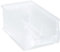 Allit 456263 ProfiPlus Box 4, transparent Stapelsichtbox, PP, V: 7,6 L, Lagersichtbox, Sichtbox, Lagerbox, stapelbar