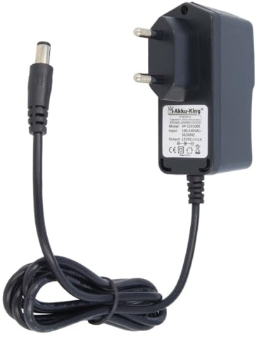 Netzteil kompatibel mit AVM Fritz!Fon C5, M2, MT-F Ladestation/Dockingstation/Ladeschale - 12V 1A - Rundstecker, Hohlstecker 5.5X 2.5mm