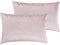Pure Label 2er Set Mako Satin Kissenbezüge 40x60 cm aus 100% Baumwolle in rosa - Traumhaft weiche Deko Kissen passend zu unseren Bettwäsche Sets